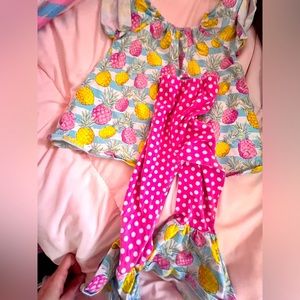 Girls 4T Simply Southerns - top and pants outfit, used